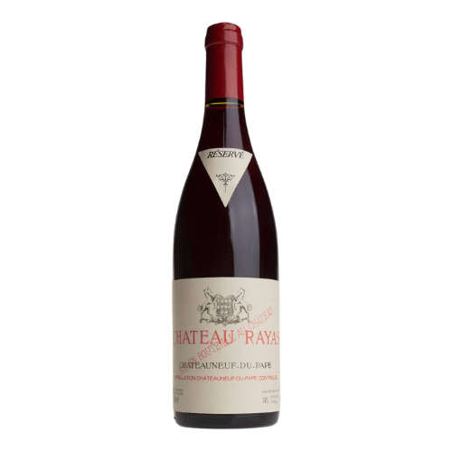 2015 Château Rayas Rayas Rouge in a white background