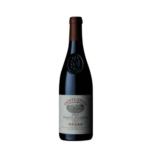 Delas Saint-Joseph Sainte-Epine 2016 red wine magnum 1.5L in white background