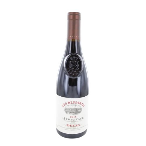Delas Hermitage Les Bessards 2016 red wine magnum 1.5L in white background