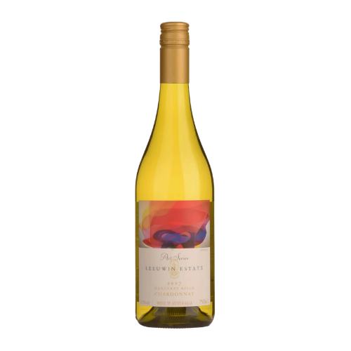 2017 Leeuwin Estate Art Series wine bottle on a white background