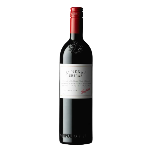 2017 Penfolds St Henri wine bottle on a white background