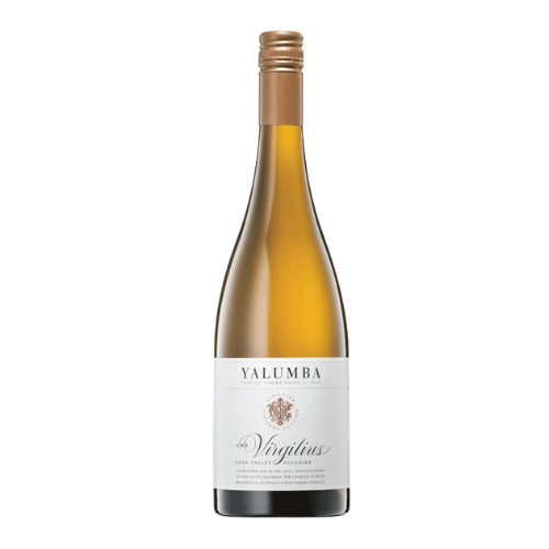 2017 Yalumba The Virgilius wine bottle on a white background