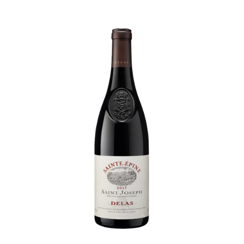 Delas Saint-Joseph Sainte-Epine 2017 red wine magnum 1.5L in white background