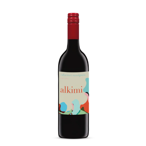 2019 Alkimi Cabernet Sauvignon in white background
