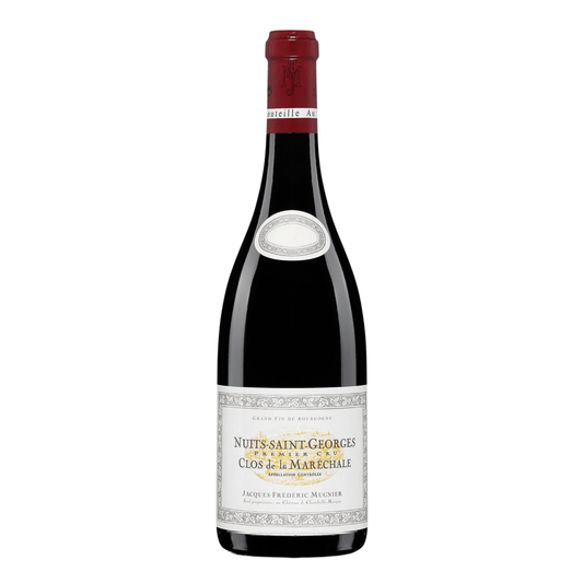 2019 Domaine Jacques-Frédéric Mugnier Nuits-Saint-Georges 1er Cru “Clos de la Maréchale”
Alt text: Domaine Jacques-Frédéric Mugnier Nuits-Saint-Georges Premier Cru Clos de la Maréchale 2019 red wine bottle on a white background