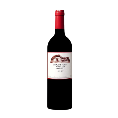 2020 Mount Mary Quintet Bordeaux Blend wine bottle on a white background