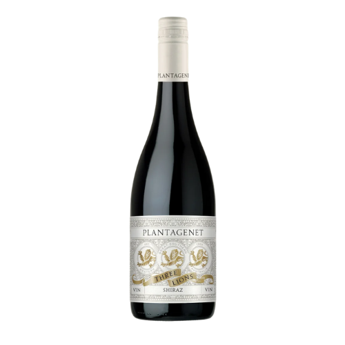 2020 Plantagenet Three Lions Shiraz in white background