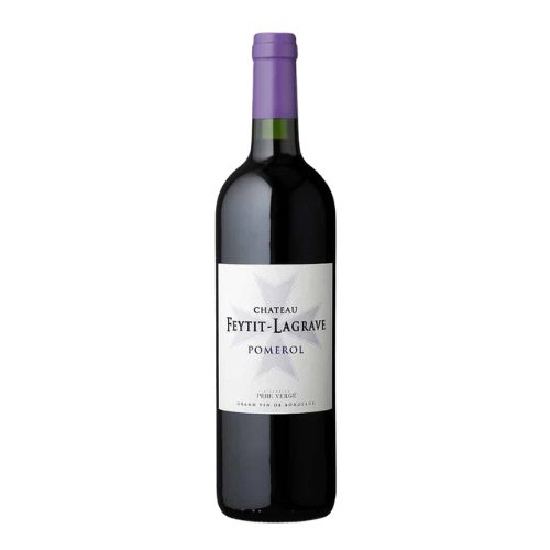 2020 Château Feytit-Lagrave wine bottle on a white background