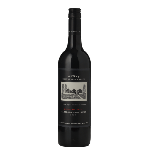 2020 Wynns Coonawarra Estate in a white background