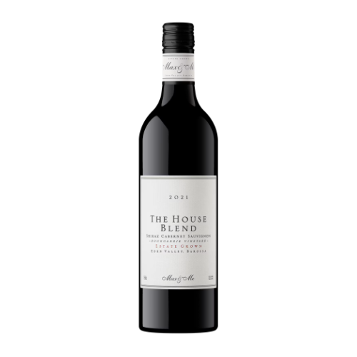 2021 Max and Me House Blend Shiraz Cabernet in a white background
