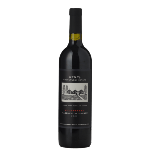 2021 Wynns Coonawarra Estate in a white background