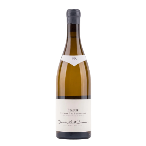2022 Domaine Pernot Belicard Beaune 1er Cru Pertuisots wine bottle on a white background