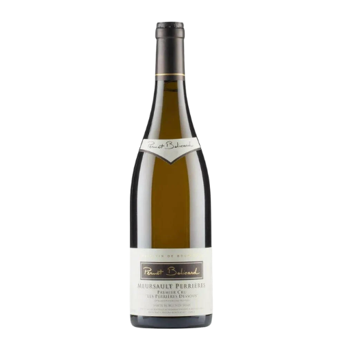 2022 Domaine Pernot Belicard Meursault 1er Cru Les Perrières wine bottle on a white background