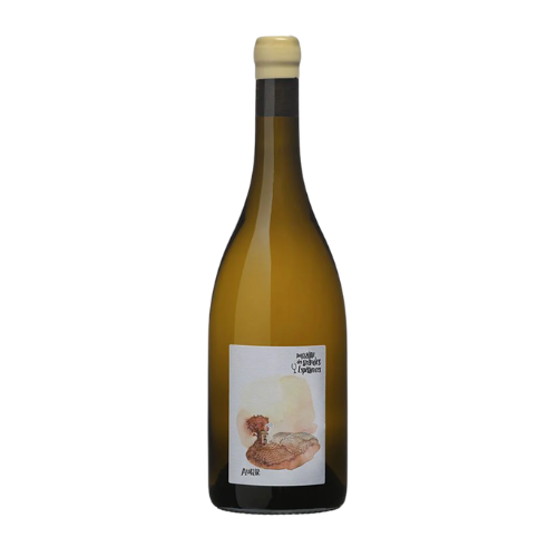 Domaine Grandes Espérances Chenin Blanc Aurore 2022 white wine bottle on a white background