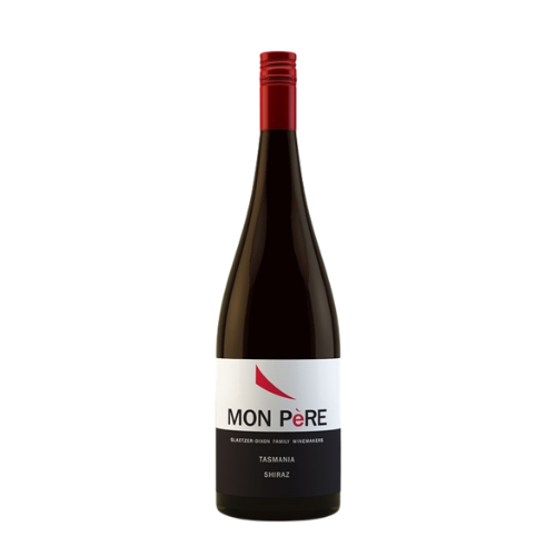 2022 Glaetzer-Dixon Mon Père Shiraz in a white background