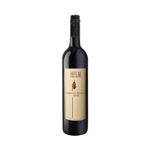 2022 Helm Cabernet Shiraz in a white background