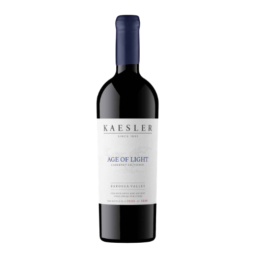 2022 Kaesler Age of Light Cabernet Sauvignon in a white background