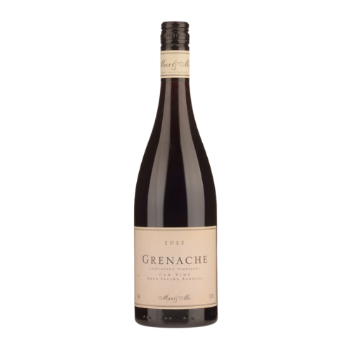 2022 Max and Me Springton Vineyard Old Vine Grenache in a white background