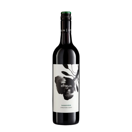2022 Ottelia Sangiovese in a white background