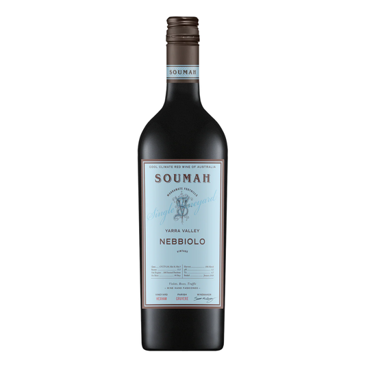 2022 Soumah Nebbiolo in a white background