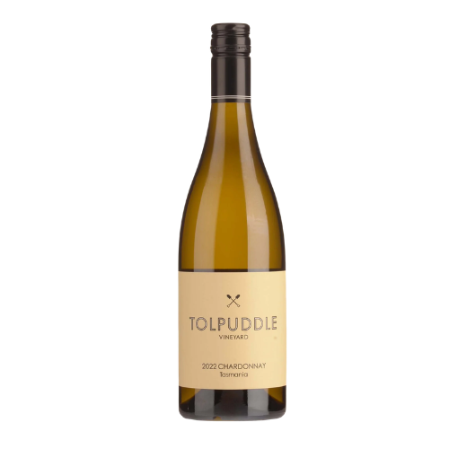 2022 Tolpuddle Vineyard Chardonnay in a white background