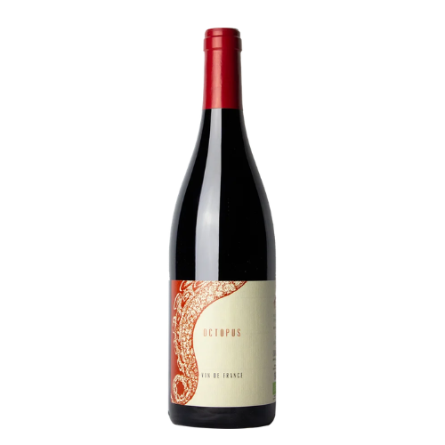 2023 Austral Octopus White VDF wine bottle on a white background