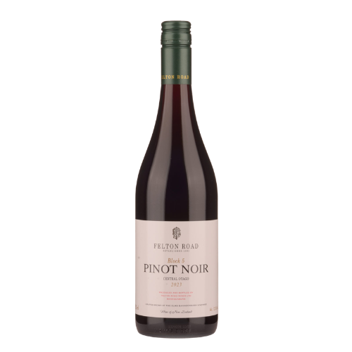 2023 Block 5 Pinot Noir in white background