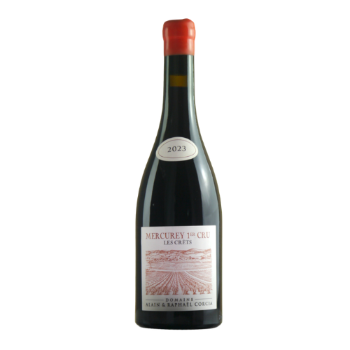 2023 Domaine Corcia Mercurey 1er Cru Les Crets in white background