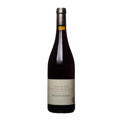 2023 Domaine Joblot Givry 1er Cru Cellier aux Moines wine bottle on a white background