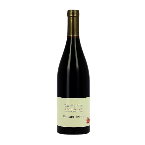 2023 Domaine Joblot Givry 1er Cru Clos Marole wine bottle on a white background