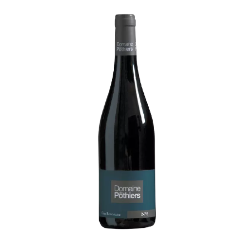 2023 N6 wine bottle on a white background