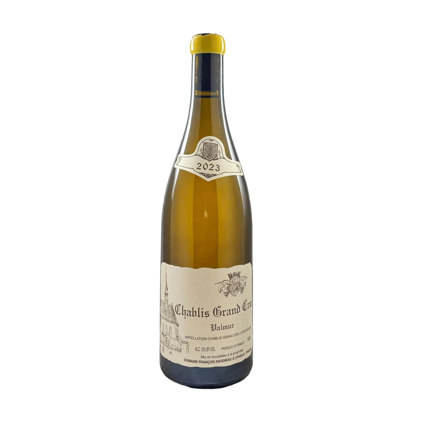 2023 Francois Raveneau Valmur Grand Cru Chablis in white background
