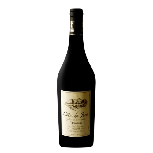 2023 Jean Luc Mouillard Côtes du Jura Trousseau wine bottle on a white background