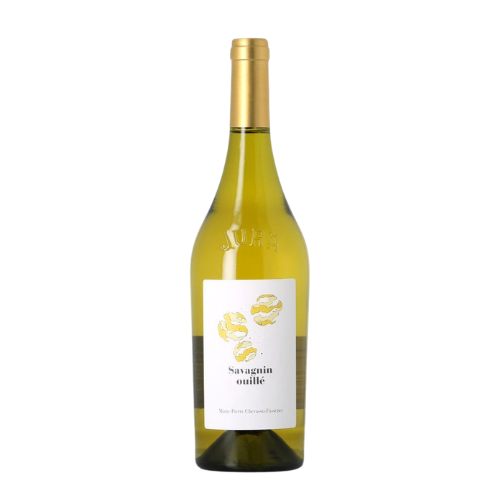 Marie-Pierre Chevassu-Fassenet Côtes du Jura Savagnin Ouillé 2023 wine bottle on a white background