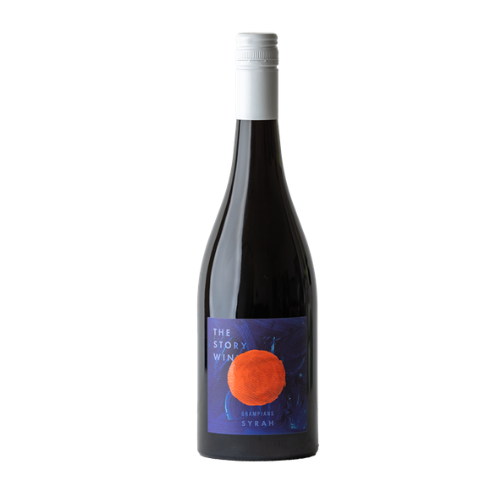 2023 The Story Grampians Syrah in a white background