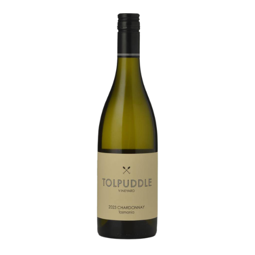 2023 Tolpuddle Vineyard Chardonnay in a white background
