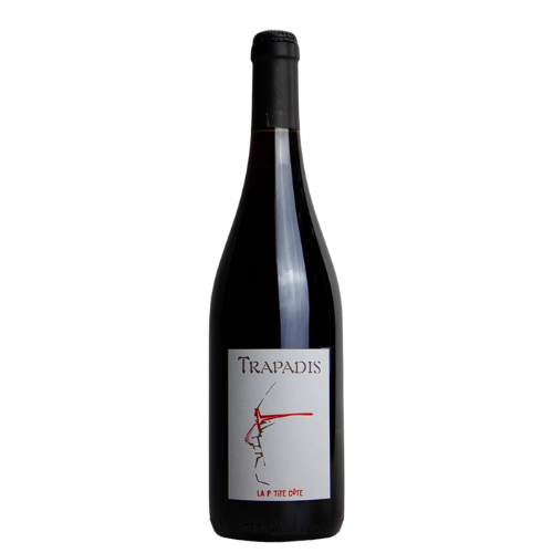2023 Trapadis Cote du Rhone Petite Cote wine bottle on a white background