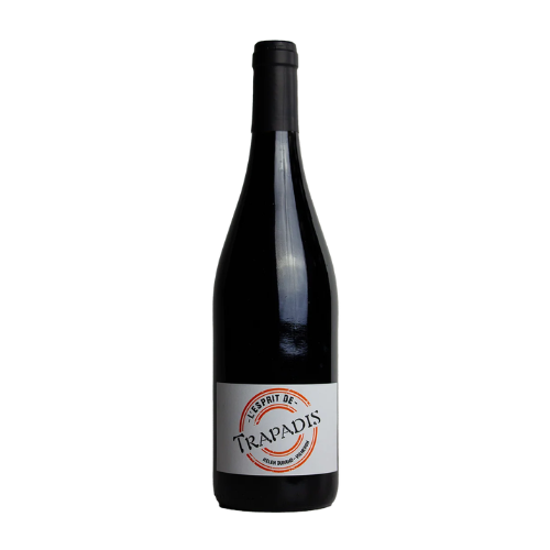 2023 Trapadis VDF Esprit Red wine bottle on a white background