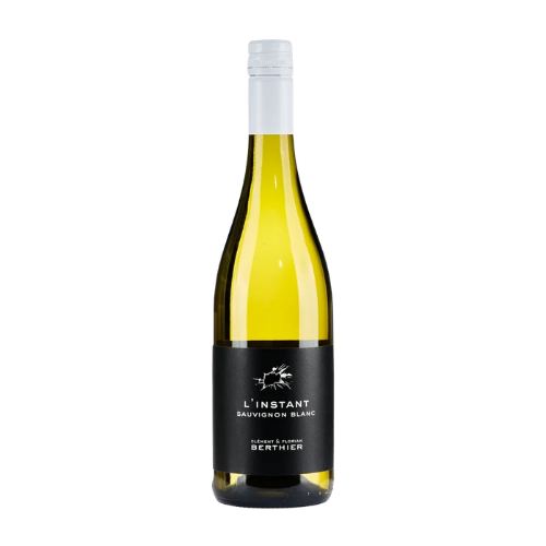 2024 Berthier VDF Instant Sauvignon Blanc wine bottle on a white background