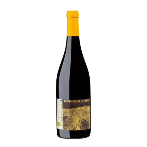 2024 Caves d'Estezargues Domaine des Genestas wine bottle on a white background