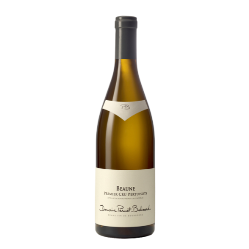 2024 Domaine Pernot Belicard Beaune 1er Cru Pertuisots wine bottle on a white background
