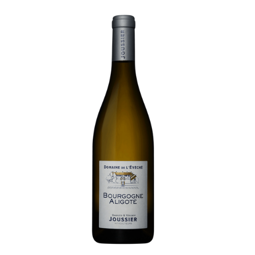 Domaine de l'Évêché Aligoté 2024 wine bottle on a white background