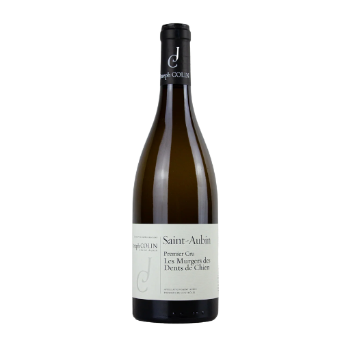 2024 Domaine Joseph Colin Saint-Aubin 1er Cru Murgers Dents de Chien in white background