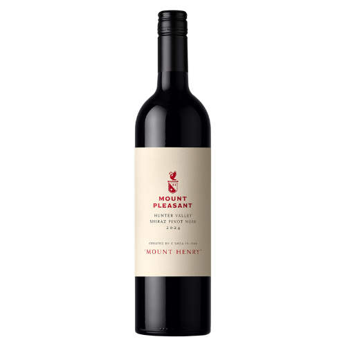 2024 Mount Pleasant Mount Henry Shiraz Pinot Noir in white background
