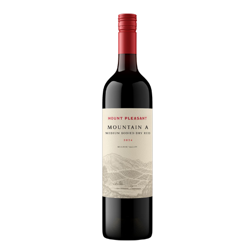 2024 Mountain A Medium Bodied Dry Red in white background