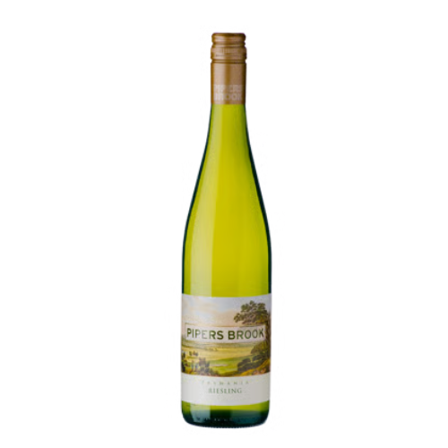2024 Pipers Brook Riesling in white background