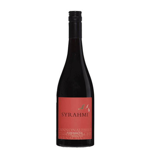 Syrahmi Grenache 2024 Australian red wine bottle in white background