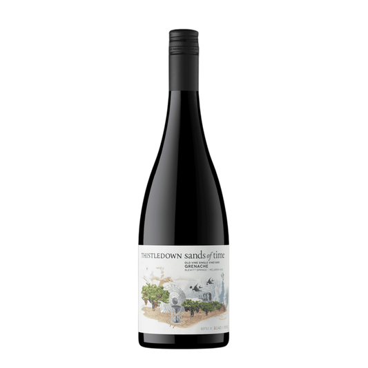 Thistledown Sands of Time 2024 Australian red wine bottle in white background