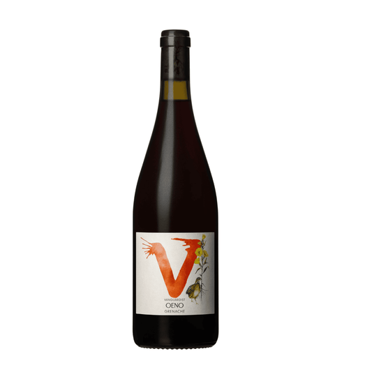 Vanguardist OENO 2024 Australian red wine bottle in white background