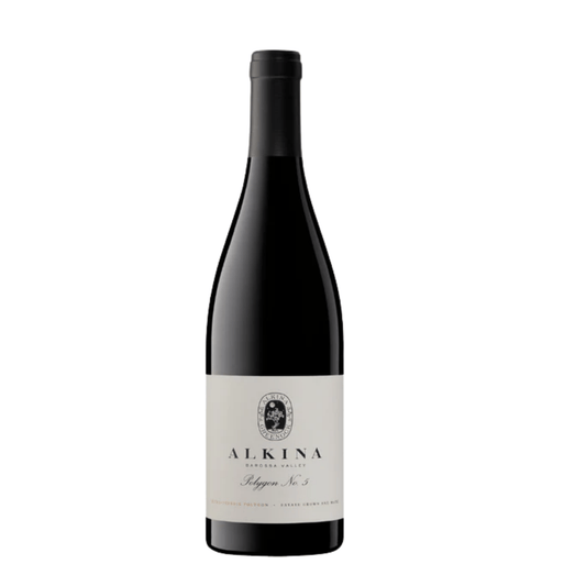 Alkina Fractures 2025 Barossa Valley red wine bottle in white background